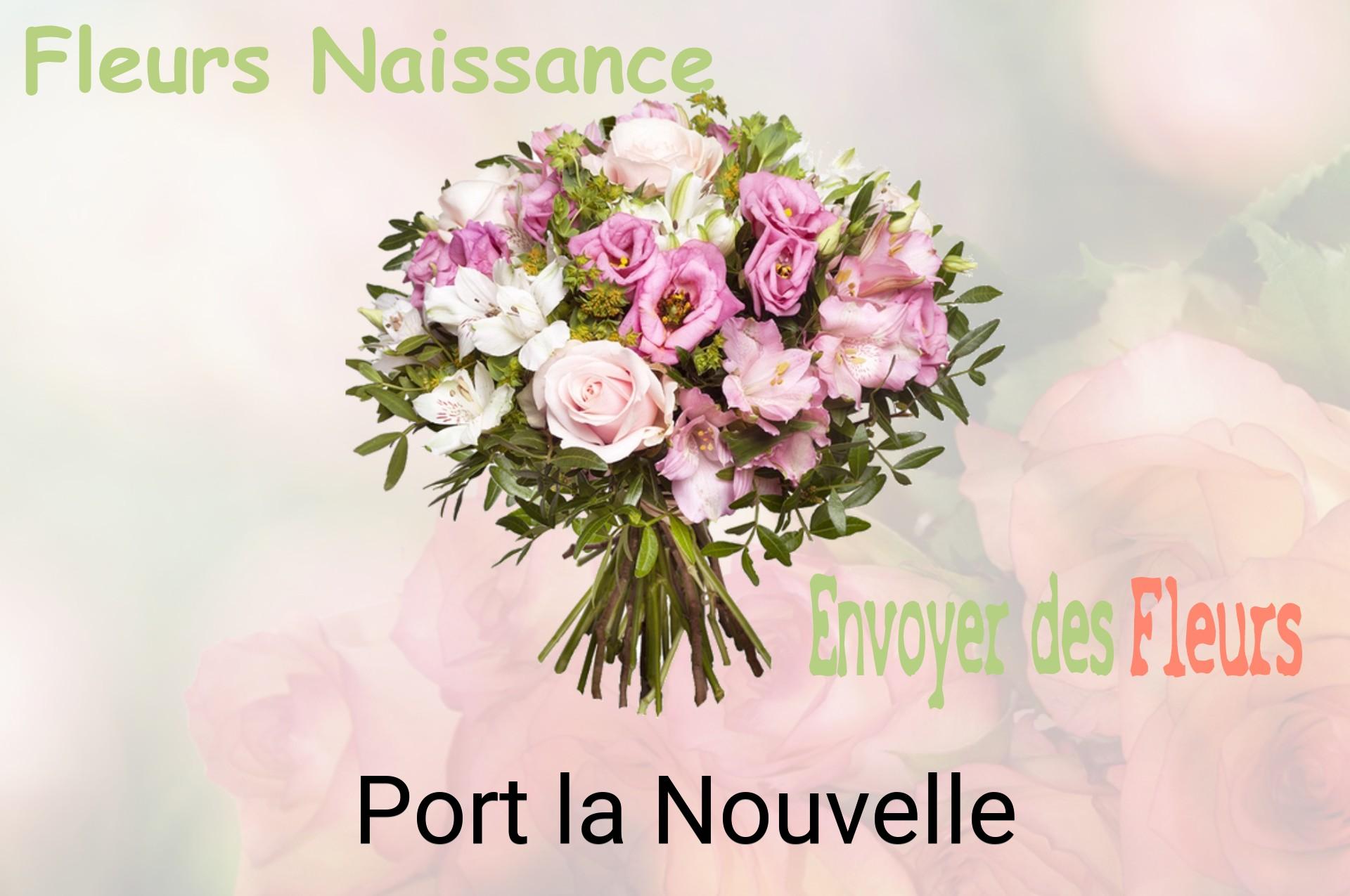 Bouquet de fleurs de naissance livré à Port-la-Nouvelle